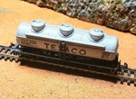 Scale: Vintage Atlas Texaco 3D Tank Car #2266, Model Train Railroad - Nib. Fixed Price $24.95.