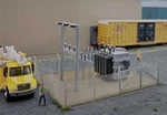 Walthers Cornerstone Ho Scale Building/structure Kit Small Electric Substation. Fixed Price $13.90.