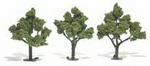 Woodland Scenics TR1509 4" - 5" Light Green Realistic Trees (pack Of 3). Fixed Price $14.20.