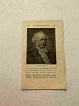 KP163) Cornelius Vanderbilt American Railroad Train Magnate Portrait 1926 Print. Fixed Price $9.95.