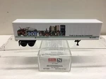 Scale Micro Trains Mtl 67160 Intermodal Fort Worth Bnz 237907 45' Trailer. Fixed Price $19.75.
