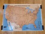1980 Amtrak's Nationwide Passenger System Map Poster Railroad Train Vintage. Fixed Price $39.95.