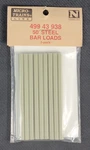 Scale Micro-trains 499 43 938 50' Steel Bar Loads (3-PACK). Fixed Price $19.99.