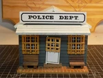 G-scale Police Station San Francisco Music Box "don't Fence Me In" 6X6 (070528). Fixed Price $14.44.