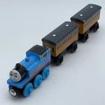 Fisher-price Thomas Wooden Railway Annie And Clarabel Train Cars Model Y4422. Fixed Price $29.99.