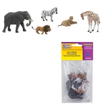 New Woodland Scenics SP4446 African Wildlife Scene Setters Pkg (5). Fixed Price $14.99.
