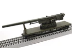 Kusan/kmt, O, K-110, U.s. Army Cannon Flat Car #42010, C-7 Ex. Fixed Price $55.78.