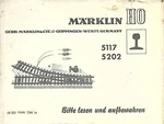 Vintage Rklin Ho 5117 5202 Electromagnetic Turnout Instruction Manual. Fixed Price $15.00.