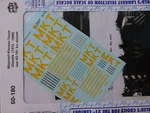 Microscale Decal #60-180 Missouri-kansas-texas ("katy") -- Diesels (green & Ye. Fixed Price $6.25.