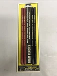 Woodland Scenics ST1431 Foam Pencils (4) 2 Red, Black, Sub Terrain, No Bleed. Fixed Price $8.04.