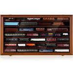Scale Model Train Display Case Wall Cabinet With 6 Shelves Lockable 98% Uv Pro. Fixed Price $97.61.