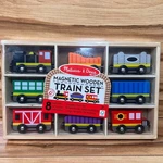 Melissa & Doug Magnetic Wooden Train Cars (8 Pcs Box) New Sealed. Fixed Price $12.50.