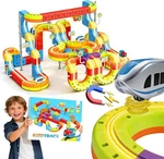 Electric Magnetic Train Toys Set- Flexible Race Track For Kids 3 4 5 6 7 8,STEM. Fixed Price $156.99.