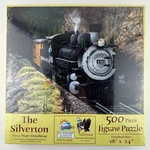 The Silverton Puzzle Art By Marc Desobeau Sunsout 500 Piece Scenic Train New. Fixed Price $16.16.