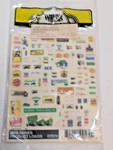 Woodland Scenics DT570 Locos & Logos Dry Transfer Decals Scale New Old Stock. Fixed Price $14.00.