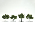 Woodland Scenics Light Green Built Trees Deciduous 2 To 3IN PKG(4) TR1503. Fixed Price $13.98.
