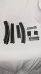 Vtg Lot Of 22 Train Brass/nickel Tracks Ho Scale - Mixed Brands Bachmann. Fixed Price $25.00.