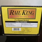 Rail King Mth Trains Santa Fe Scale F-3 Diesel B-unit Non Powered Item 30-2921-4. Fixed Price $99.99.