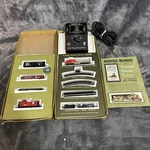 Vintage- Aurora 1967 Postage Stamp Train Santa Fe Set. 4701 Including Manual. Fixed Price $99.99.