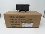 Lionel Tinplate Mth 11-7006-1 Green Armored Ammunition Add Car. Fixed Price $200.00.