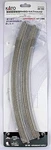 Kato Curved Double Concrete Tie Superelevated - Scale Nickel Silver Model. Fixed Price $16.66.
