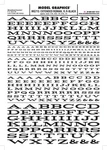 Woodland Scenics Extended Roman Black Letters Dry Transfer Decals MG715. Fixed Price $8.99.