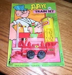 Vintage Popeye Train Set Carded Hong Kong Larami Corp.king Features. Fixed Price $14.00.