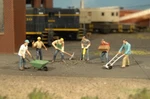 Bachmann Ho Scale Construction Workers 33105. Fixed Price $12.69.