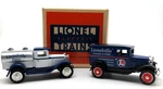 311500 1:43 Lionelville Dairy Tanker & Panel Delivery Trucks (set Of 2). Fixed Price $18.99.