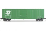 Ho Atlas Burlington Northern 50FT Rib-side Sd Box Car #249219 Mtl Whl Nkl Xlnt!. Fixed Price $15.99.