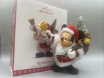 2017 "here Comes Santa!" Mickey Mouse - Hallmark Keepsake Ornament Nib. Fixed Price $14.99.