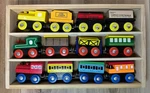 PLAY22 Wooden Train Set Engines Cars 12 Pieces No. 226006. Fixed Price $19.99.