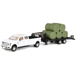 1/32 Ford F-350 Dually Pickup Truck W/ Trailer & Bales Ertl Tomy LP68114 46631. Fixed Price $69.99.