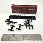 Accurail 3207 & Rgw 40 Box Car Kit - Ho Rio Grande Complete. Fixed Price $14.44.