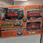 Lionel 62060 Holiday Train Set G-gauge Sound Lights 14FT Of Track Tested. Fixed Price $72.50.