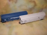 2 Weaver O-scale 3-RAIL 4-BAY Acf Centerflow Hoppers Prr & Arco. Fixed Price $30.00.