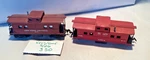 Vintage Ac Gilbert Ho Scale #33519 #33516 Nyc B&o Caboose Toy Trains Car. Fixed Price $14.99.