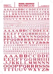 Woodland Scenics Railroad Roman Letters Red Dry Transfer Decals MG704. Fixed Price $8.99.