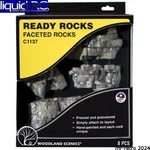 Woodland Scenics C1137 Ready Rocks Faceted. Fixed Price $31.29.