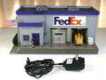Menards 279-6395 Scale Fedex Freight Distribution Building W/ Lights, Cord. Fixed Price $60.00.