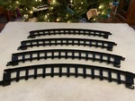 4 Vintage Polyfect Toys Silver Express Train Replacement Curved Track Segments. Fixed Price $9.50.