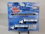 Scale Mini Metals - White WC22 Tractor/trailer Set Ford Exchange Engines 2PK. Fixed Price $29.99.