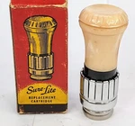 1930 's 1940 Deluxe Santay Cigarette Lighter Cream Marble Knob New 6V. Fixed Price $69.99.