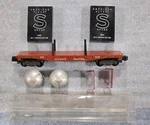 Gilbert American Flyer 24579 Illinois Central Multipurpose Flatcar * Kleer Pak. Fixed Price $225.00.