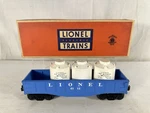 Mint Lionel Original Postwar Boxed #6112-85 Canister Car Blue. Fixed Price $44.99.