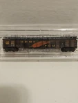 Micro-trains Scale Western Pacific Factory Weathered 50 Gondola 10644220. Fixed Price $34.00.