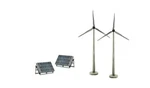 New Woodland Scenics SP4448 Scene Setters Alternative Energy. Fixed Price $14.99.
