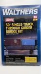 Ho Walthers Single Track Through Girder Bridge 933-4501 Kit. Fixed Price $29.99.