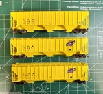 Atlas Trainman Thrall 4750 Covered Hopper Cnw 753769/753800/753851 3-PACK. Fixed Price $53.95.