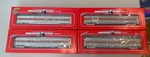 American Flyer Pass. And Dining Cars. 48935,48936,48937, 48943, Nib. Fixed Price $227.50.